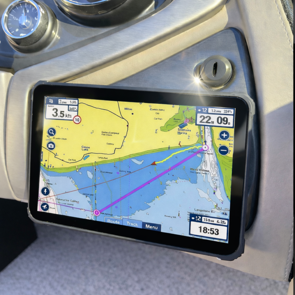 Navionics on Wakeswitches Tablet